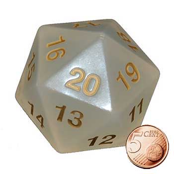 d20 Giga - Bianco Perlato
