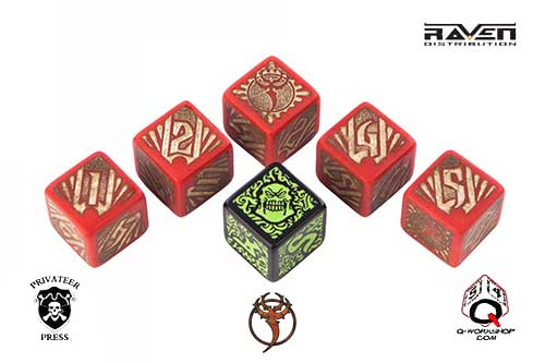 Hordes - Set Dadi - Skorne (6)