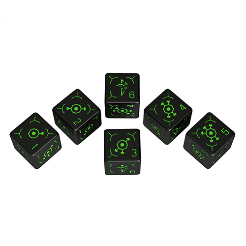 Set 6D6 Ingress Enlightened - Nero/Verde