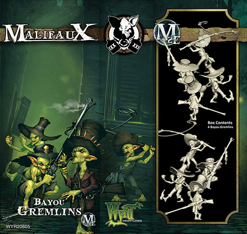 Malifaux 2nd Ed. - Bayou Gremlins (4) Gremlin
