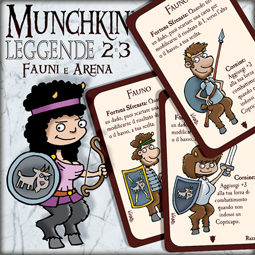 Munchkin Leggende 2 e 3 - Fauni e Arena