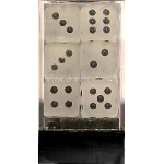 Set 12D6 Frosted - Trasparente/Nero