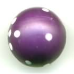 Dado d6 Sferico Opaco - Viola