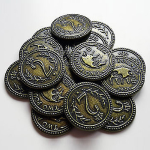 Scythe - Monete da $2 in Metallo