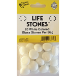 Pietre segnapunti Opache - Bianco