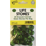 Pietre segnapunti Trasparenti - Verde Smeraldo