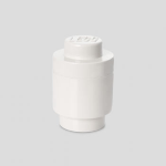 Contenitore LEGO - Mattoncino Rotondo 1x1 - Bianco