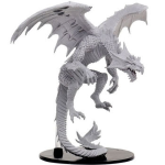 Pathfinder Deep Cuts Miniatures - Gargantuan White Dragon