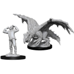 D&D Nolzur's Marvelous Miniatures - Drago Verde Cucciolo E Elfo Afflitto