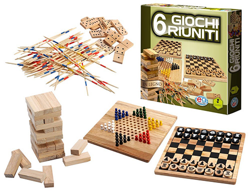 6 Giochi Riuniti (in Legno)