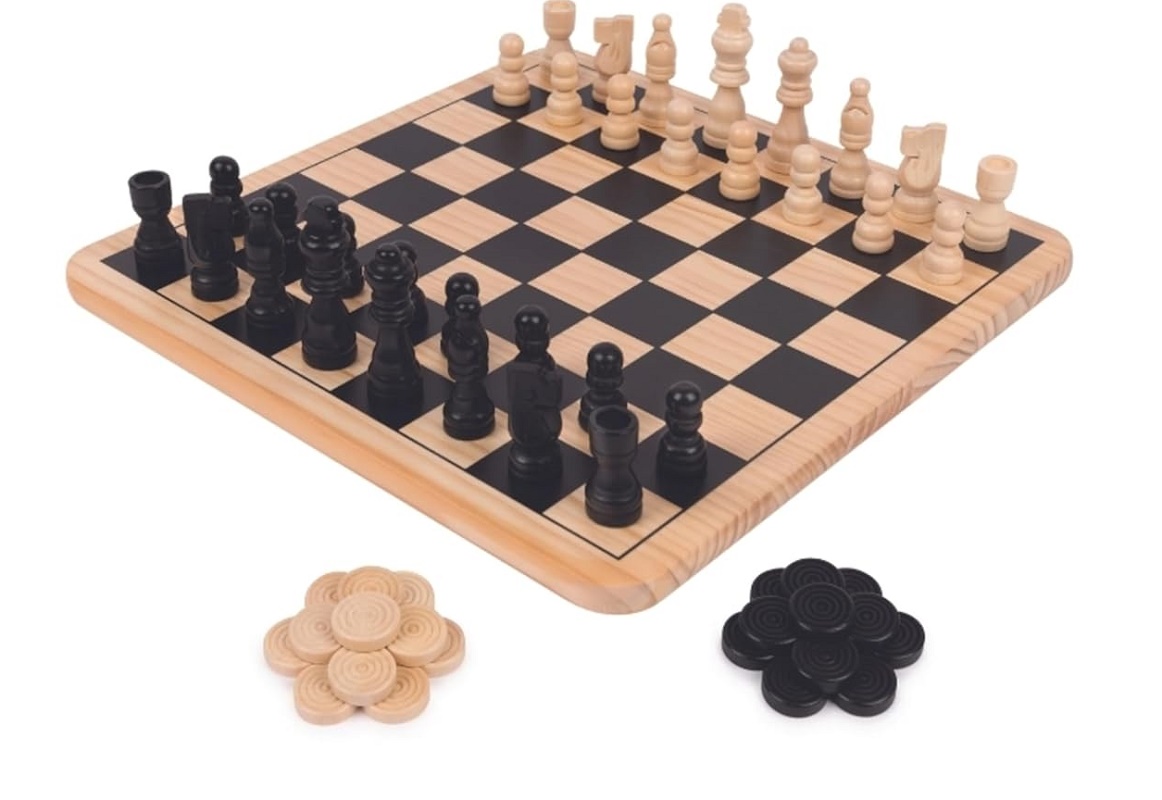 Scacchi, Dama & Tris (in Legno)