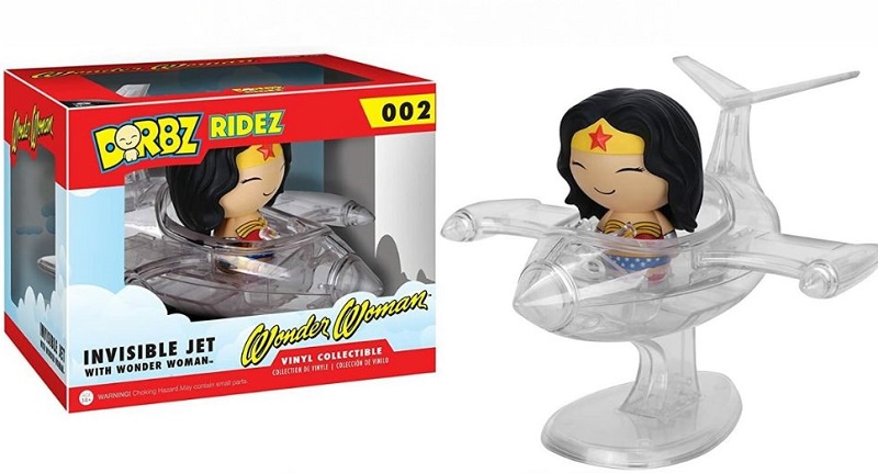 OFFERTA RAVEN PRIME - Dorbz Ridez DC Comics: Wonder Woman con Jet Invisibile