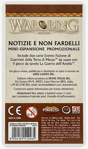 La Guerra dell'Anello - Guerrieri della Terra di Mezzo + Mini Espansione