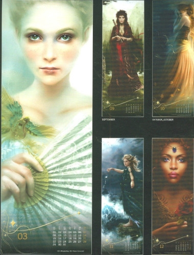 OFFERTA RAVEN PRIME - Calendario 2010 Vertical - Elixir by Mélanie Delon