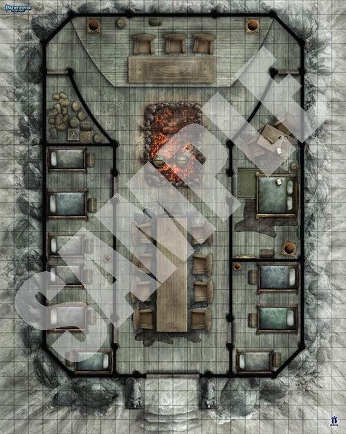 Pathfinder Flip-Mat Map: Giant Lairs