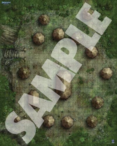 Pathfinder Flip-Mat Map: Forbidden Jungle