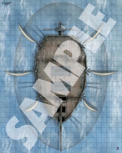 Pathfinder Flip-Mat Map: Airship