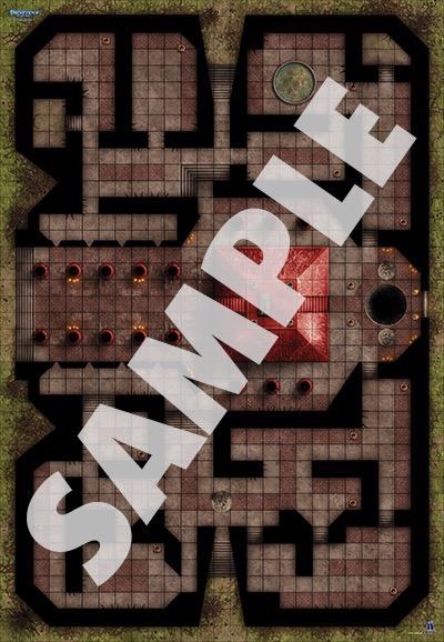 Pathfinder Flip-Mat Map: Bigger Temple