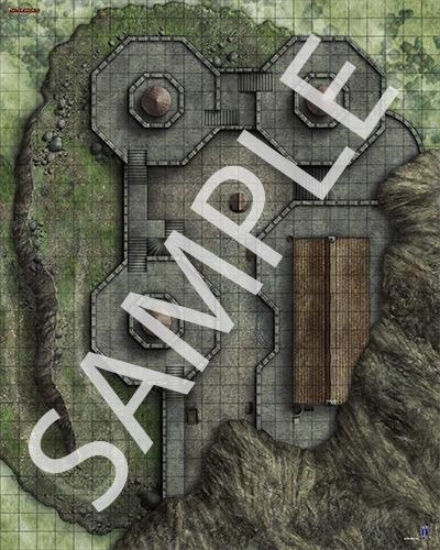 Pathfinder Flip-Mat Map: Multi-Pack Castles