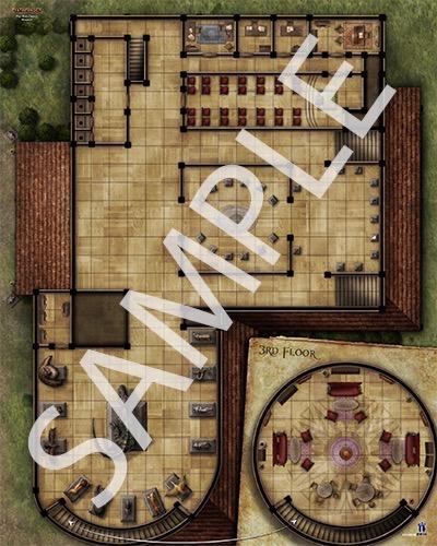 Pathfinder Flip-Mat Map: Classics Museum