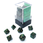 Set Mini Dadi Scarab - Verde Giada/Oro