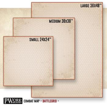 Combat Map - Battlegrid Esagonale 36x48"