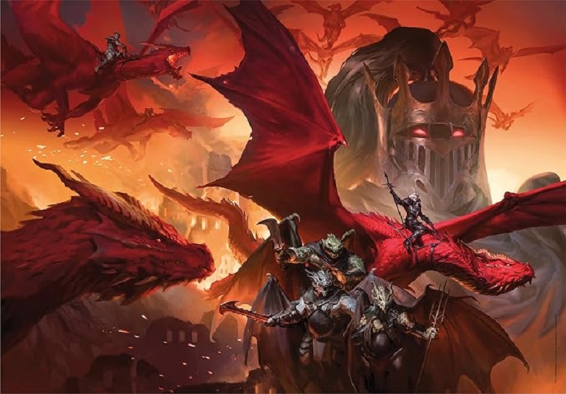 Dungeons & Dragons - Puzzle 1000 Pz. - Red Dragons