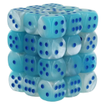 Set 36D6 Gemini Luminescente - Turchese Perlato-Bianco/Blu