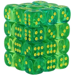 Set 36D6 Gemini Trasparente - Verde Acqua/Giallo