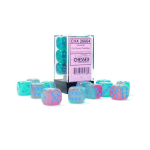 Set 12D6 Gemini Luminescente - Gel Verde-Rosa/Blu