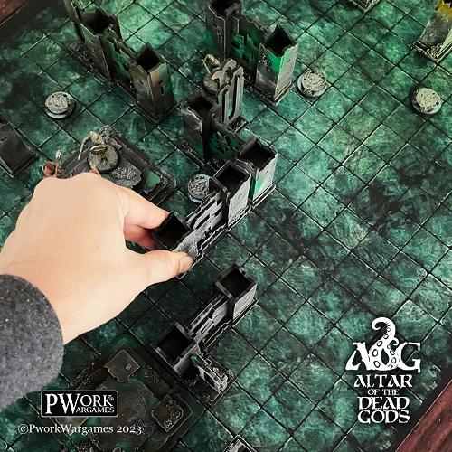 Altar of the Dead Gods - Lost Temple Game Mat