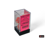 Set Dadi Poliedrici Luminescenti: Festive - Dalia/Bianco