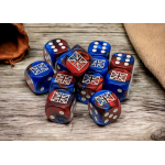 Set 12D6 Great Britain War Gemini - Blu/Rosso