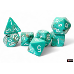 Set Mega Dadi Marble - Verderame/Bianco