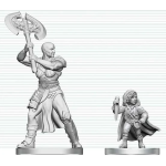 D&D Nolzur's Marvelous Miniatures - Goliath Barbarian & Halfling Rogue