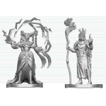D&D Nolzur's Marvelous Miniatures - Human Druid & Elf Sorcerer