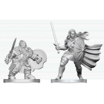 D&D Nolzur's Marvelous Miniatures - Dwarf Fighter & Orc Paladin