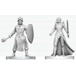 D&D Nolzur's Marvelous Miniatures - Black Gauntlet & Zhentilar Paladin of Bane