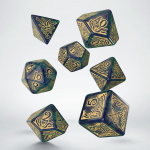Set Dadi Cthulhu 7th Edition - Blu,Verde & Oro