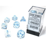 Set Dadi Borealis - Ghiaccio/Blu Chiaro
