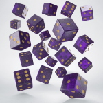 Full Pack Of D6: Viola Brillantinato/Oro (20)
