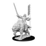 Pathfinder Battles Deep Cuts - Orc on Dire Wolf
