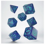 Shadow Scar Dice Set - Blu, Turchese