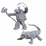 D&D Nolzur's Marvelous Miniatures - Tortle Druid & Wild Shape Giant Lizard
