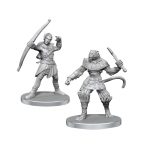 Pathfinder Battles Deep Cuts - Elf Hunter & Catfolk Bandit