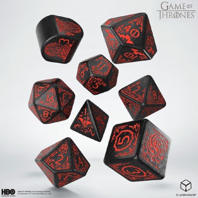 Set Dadi Game of Thrones - House Targaryen