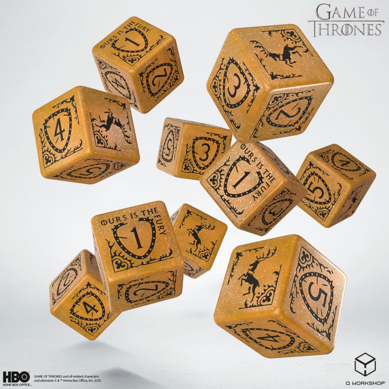 Set Dadi Game of Thrones - House Baratheon (10XD6)