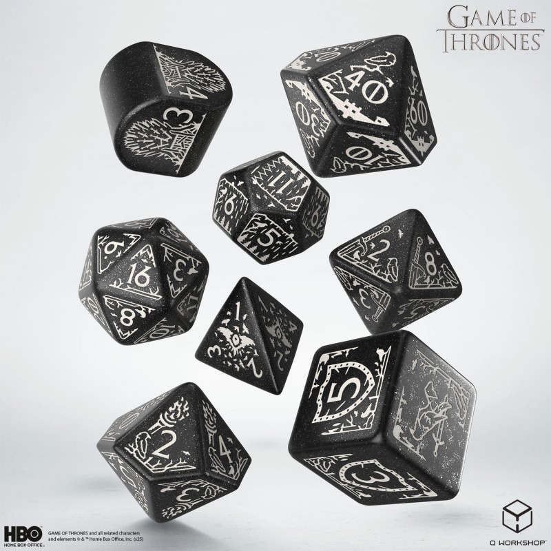 Set Dadi Game of Thrones - Night's Watch 
