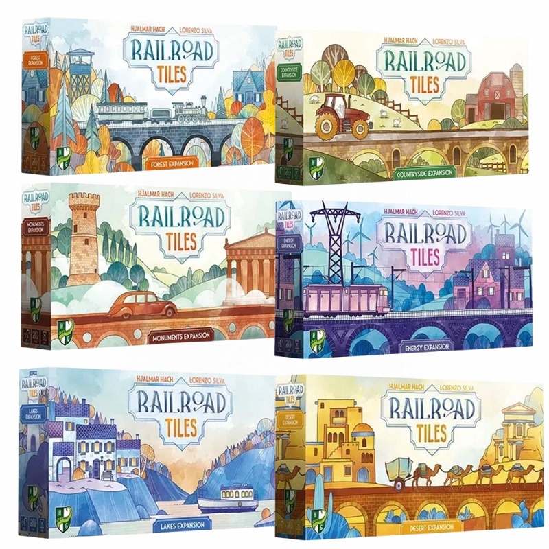 Bundle ESPANSIONI Railroad Tiles in Italiano
