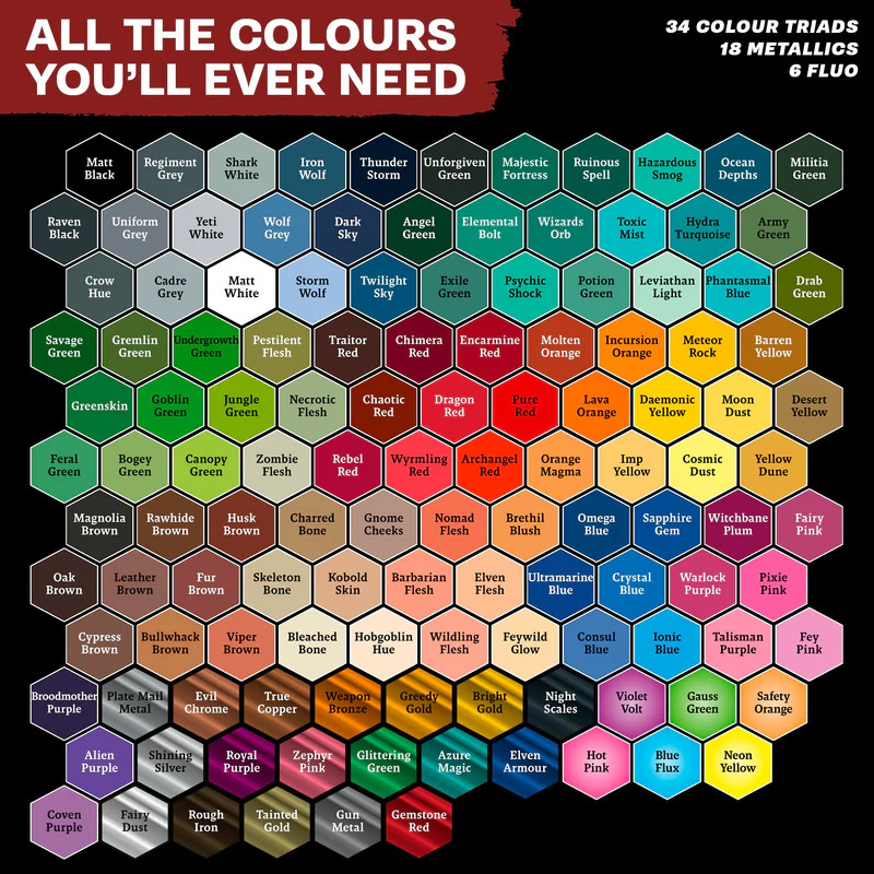 Warpaints Air - Complete Set